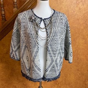 Chico’s fringe sweater size 3 (XL/16)